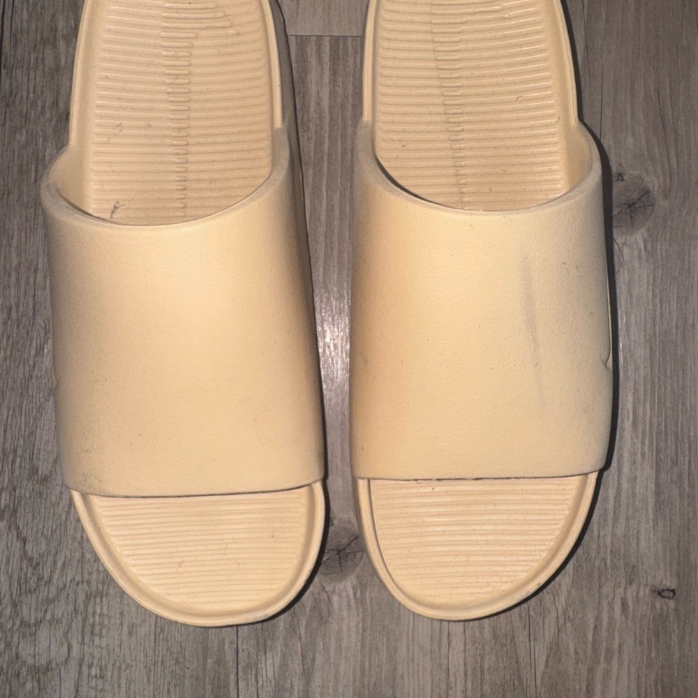 Nike Tan Slide Sandals